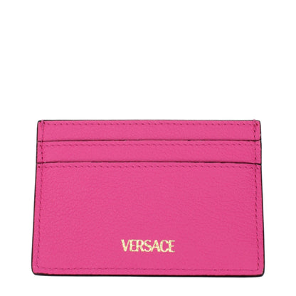 Pink Leather Cardholder