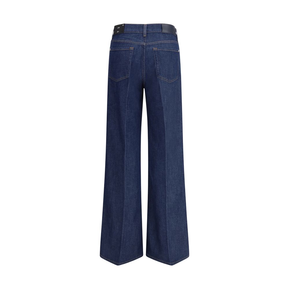 Blue Cotton Jeans Denim