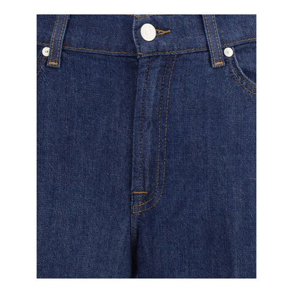 Blue Cotton Jeans Denim