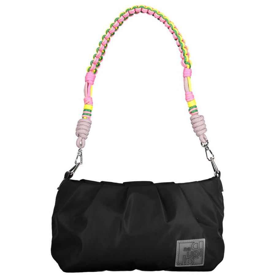Black Polyester Handbag