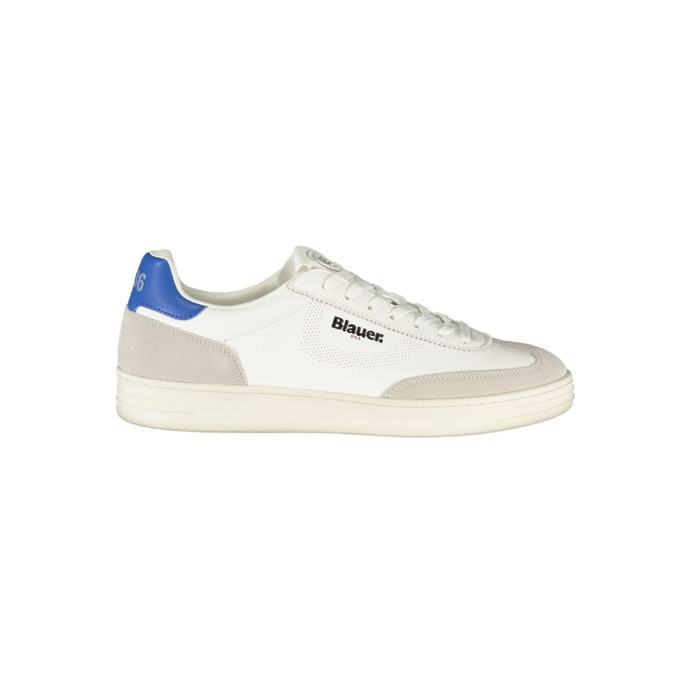 White Leather Men Sneaker