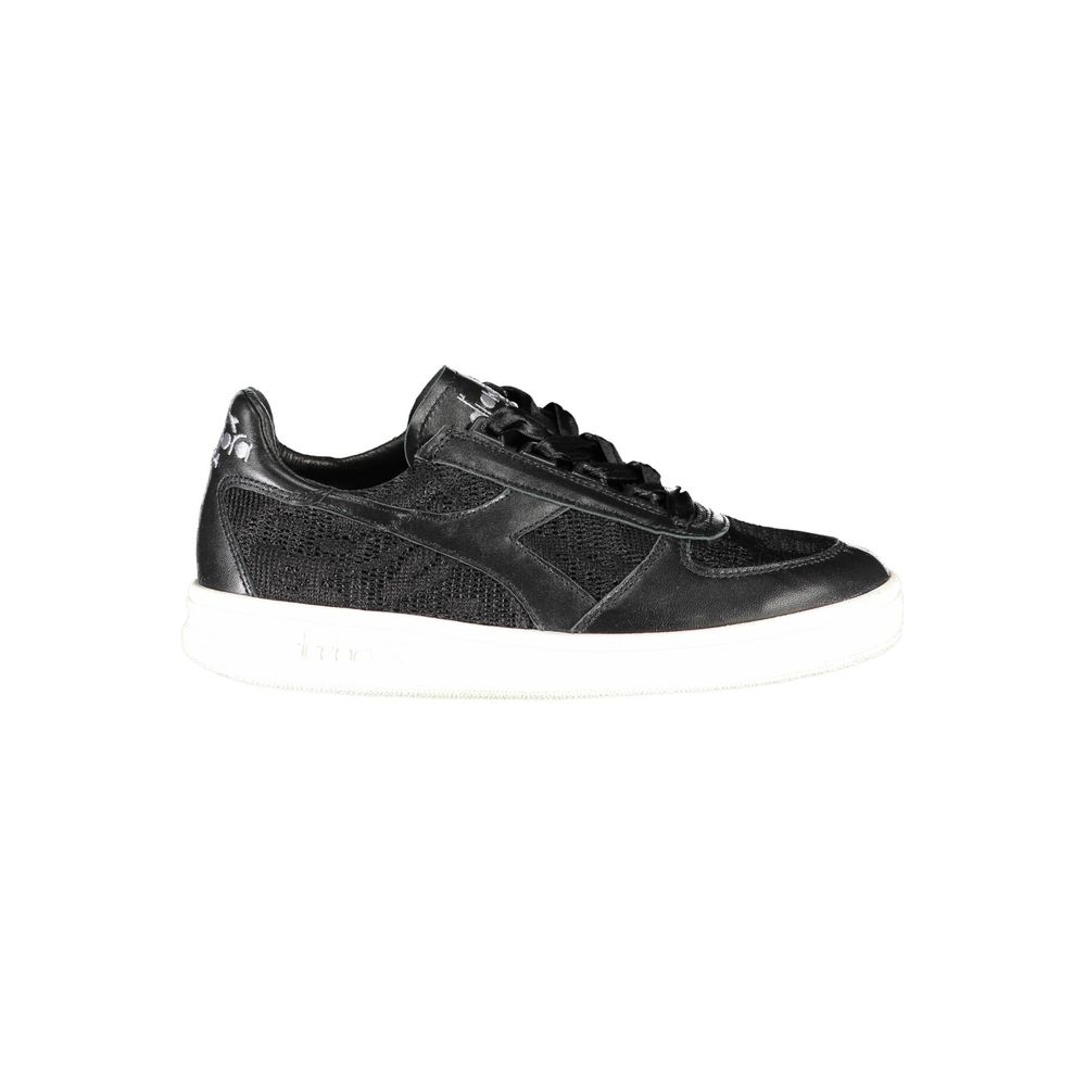 Black Fabric Sneaker