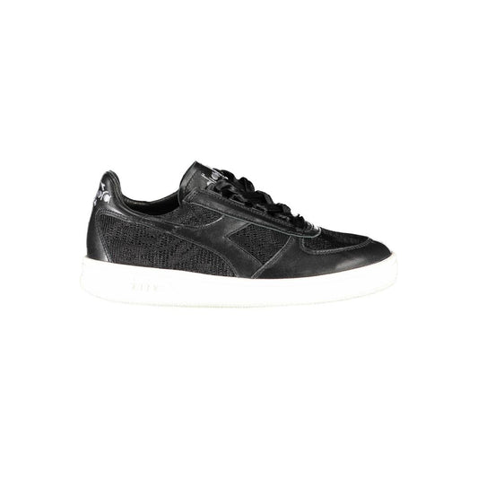 Black Fabric Sneaker