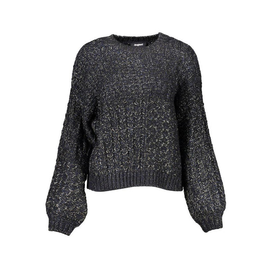 Black Polyester Sweater