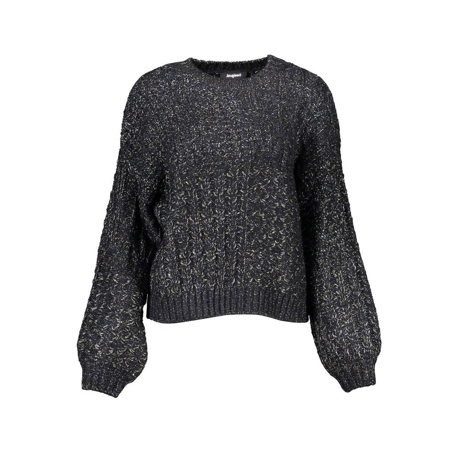 Black Polyester Sweater