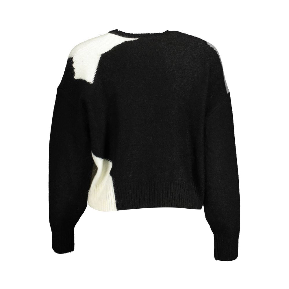 Black Polyester Sweater