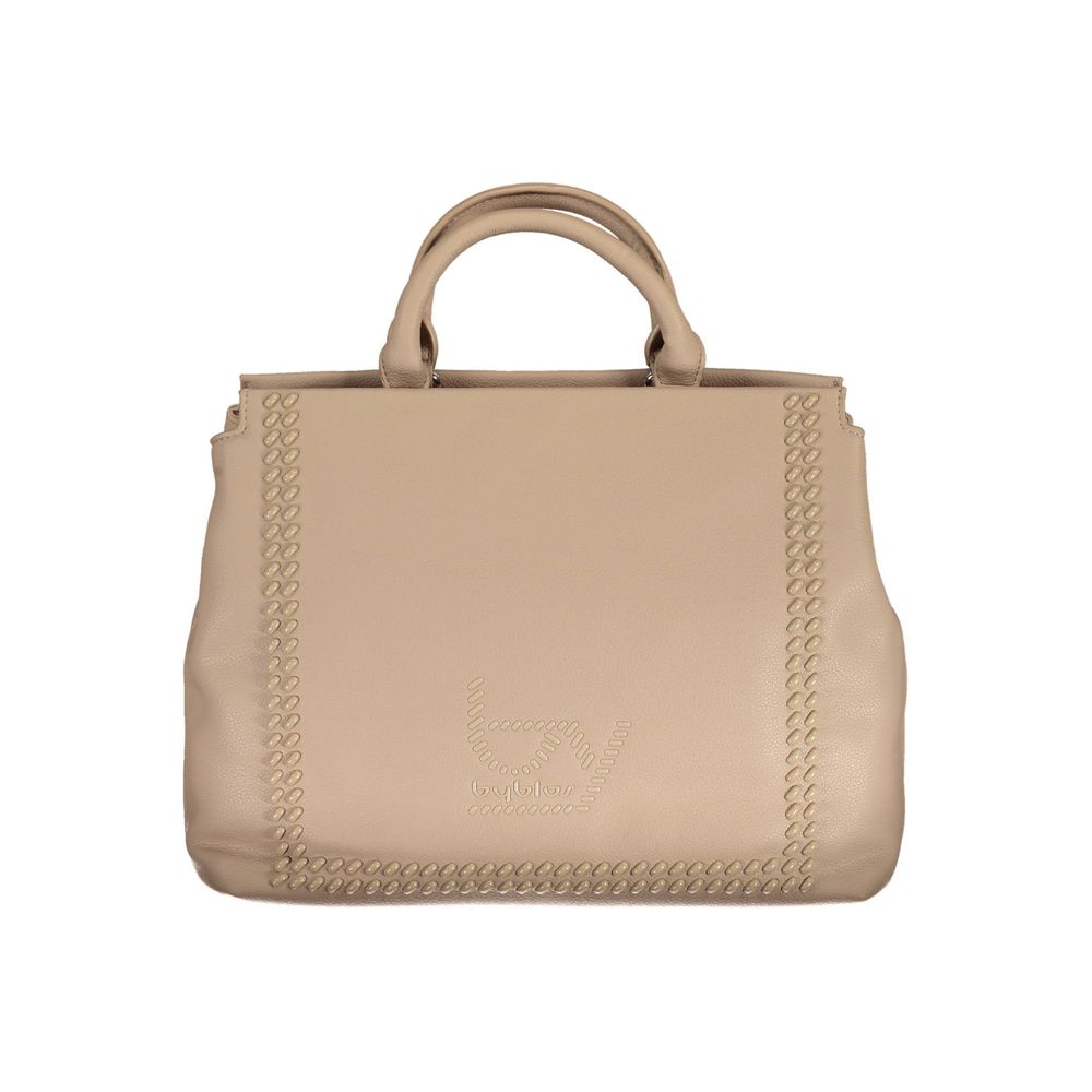 Beige Polyethylene Handbag
