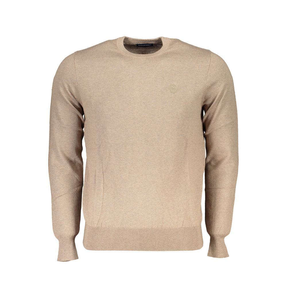Beige Fabric Sweater