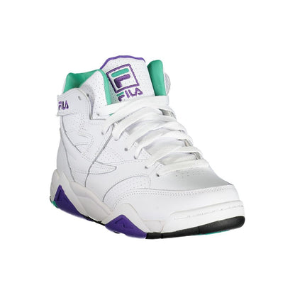 White Polyester Sneaker