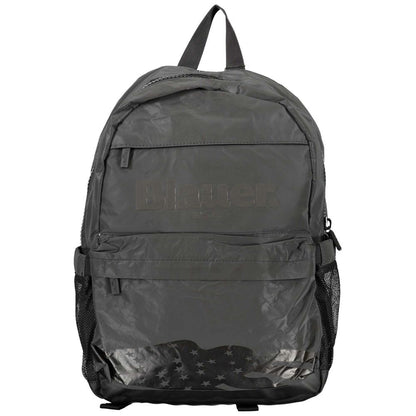 Black Polyester Backpack