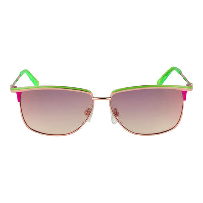 Green Metal Sunglasses