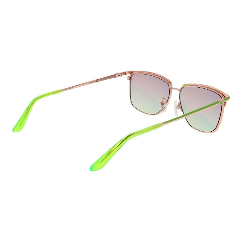 Green Metal Sunglasses