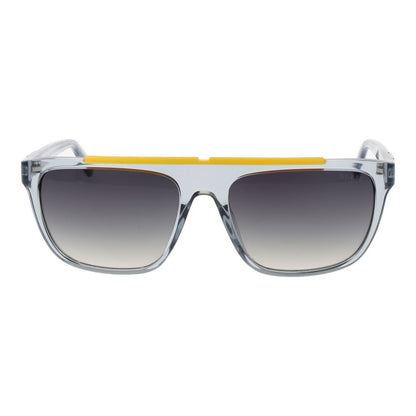 Gray Stainless Steel Sunglasses