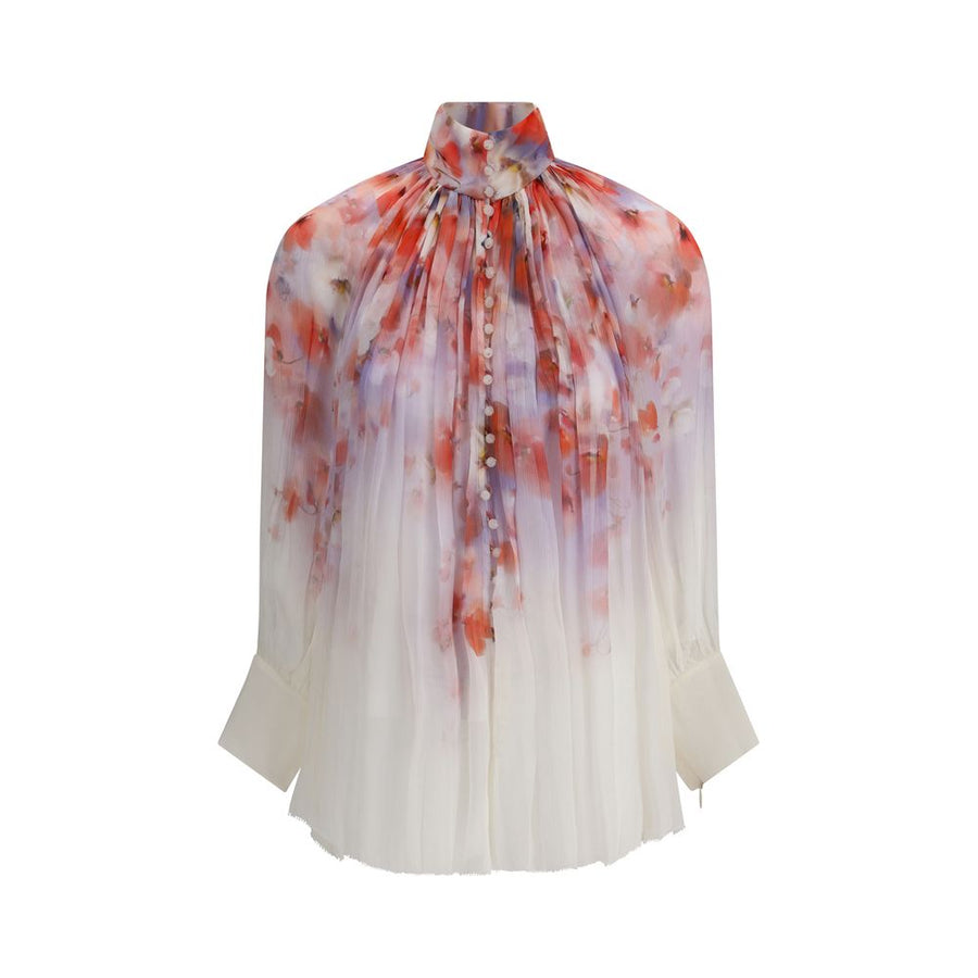Multicolor Viscose Blouse