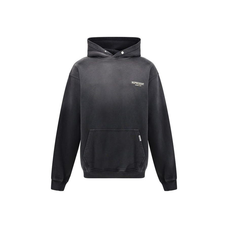 Black Cotton Sweatshirt