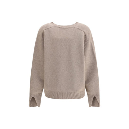 Beige Wool Sweatshirt