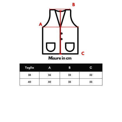 Gold Cotton Sleveless Jacket