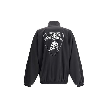 Black Polyester Shell Jacket