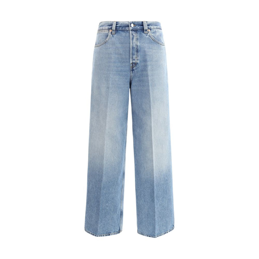 Light Blue Cotton Jeans Denim