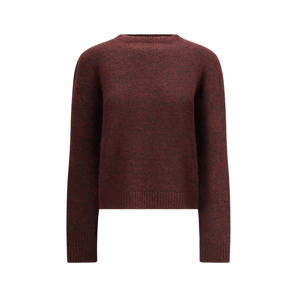 Bordeaux Fleece Wool Sweatshirt