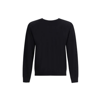 Black Fleece Wool Sweatshirt