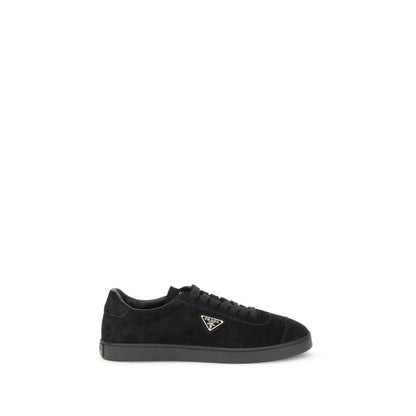 Black Calf Leather Bos Taurus Low Top Sneakers