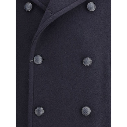 Blue Wool Coat