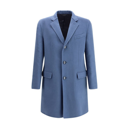 Light Blue Wool Coat