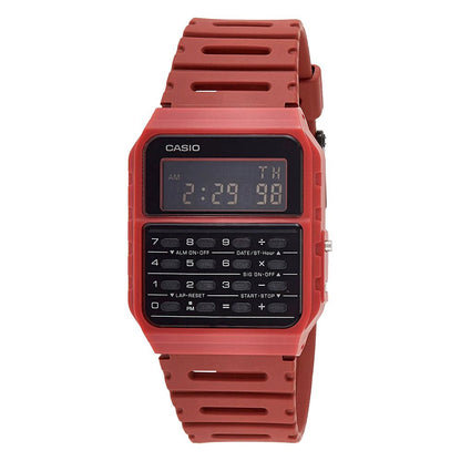 Red Resin Digital Watch