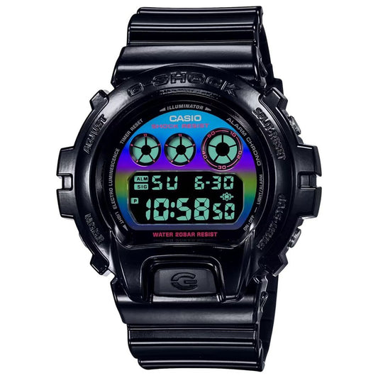 Black Resin Sport Watch