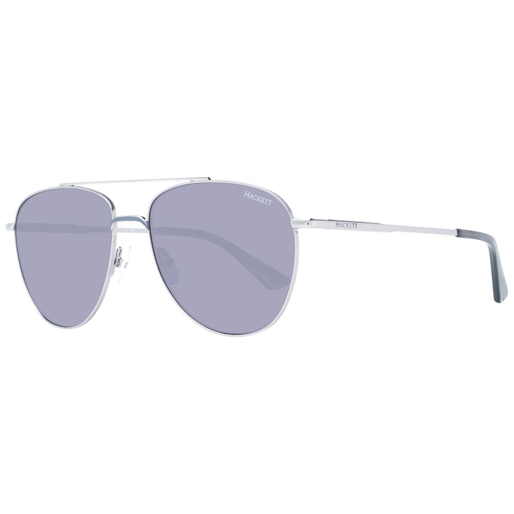 Gray Stainless Steel Sunglasses