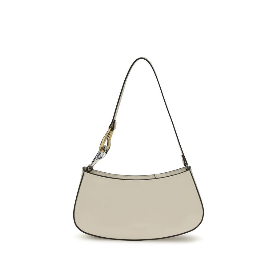 Cream Calf Leather Bos Taurus Shoulder Bag
