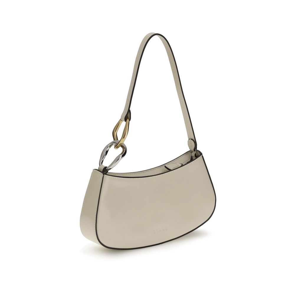 Cream Calf Leather Bos Taurus Shoulder Bag