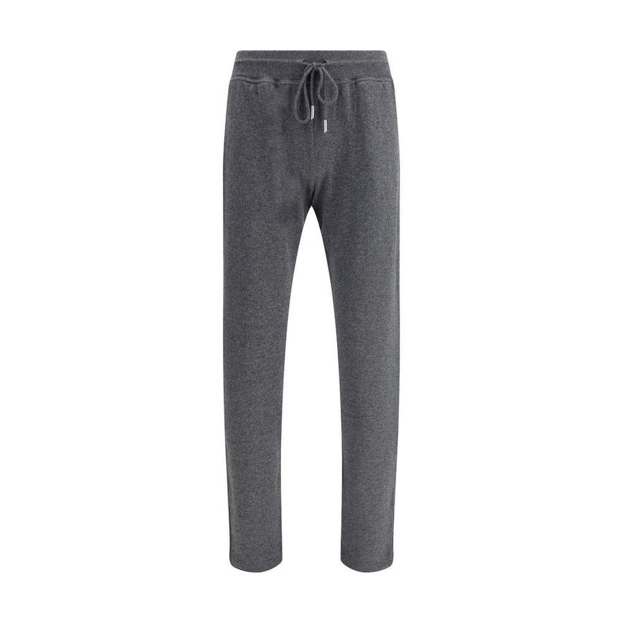 Gray Cashmere Casual Pants