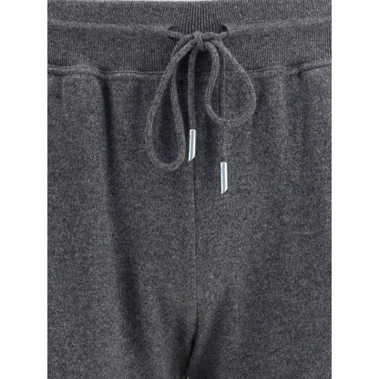 Gray Cashmere Casual Pants
