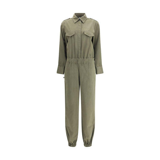 Green Cotton Jumpsuit
