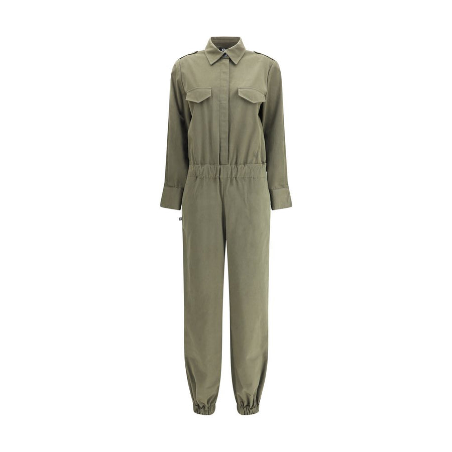 Green Cotton Jumpsuit