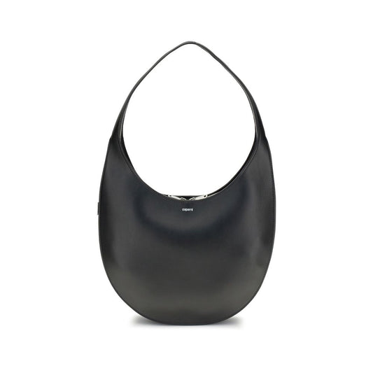 Black Leather Shoulder Bag