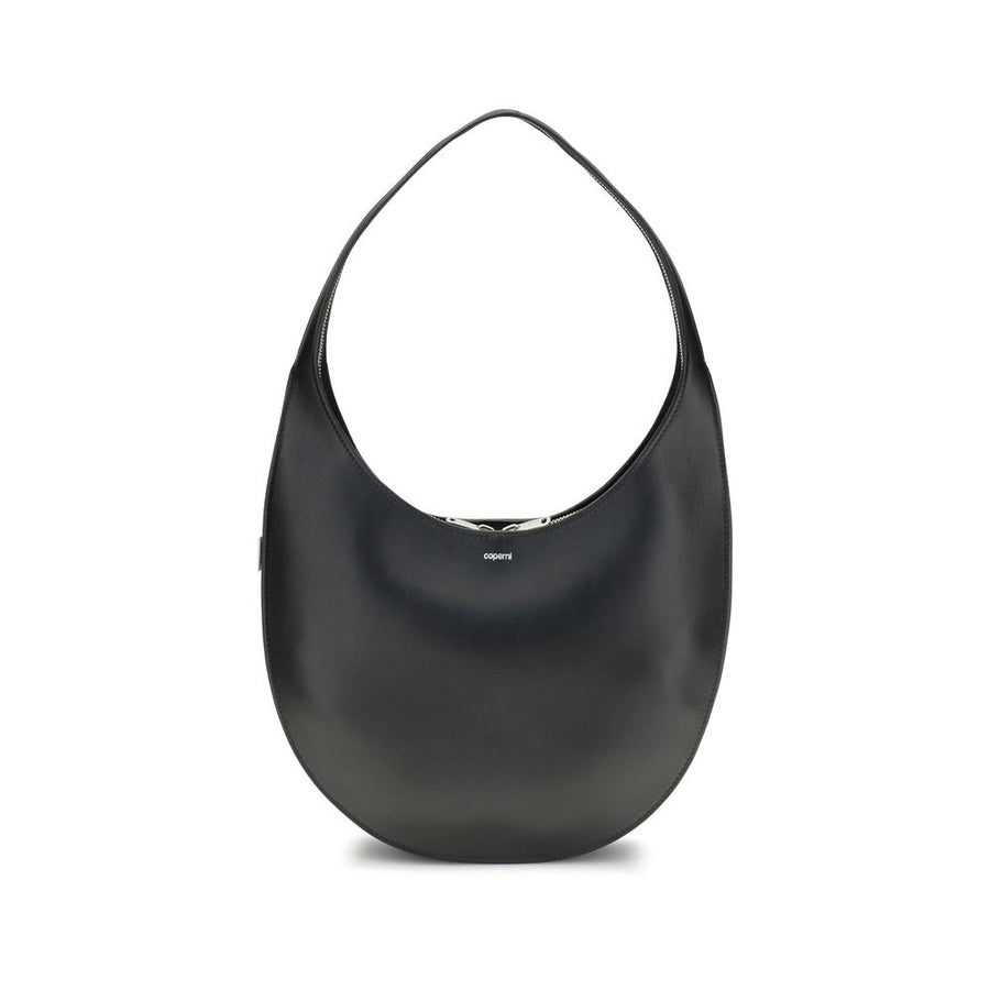 Black Leather Shoulder Bag