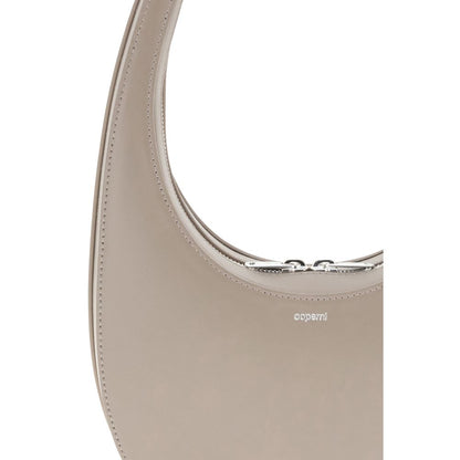 Beige Leather Shoulder Bag