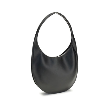 Black Leather Shoulder Bag
