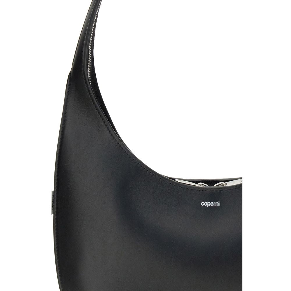 Black Leather Shoulder Bag