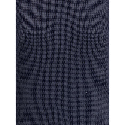 Blue Merino Wool Sweater