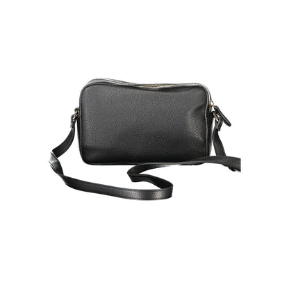 Black Polyethylene Women Handbag