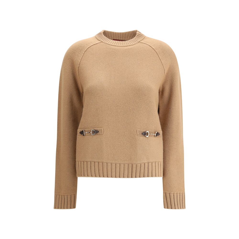 Beige Wool Sweatshirt