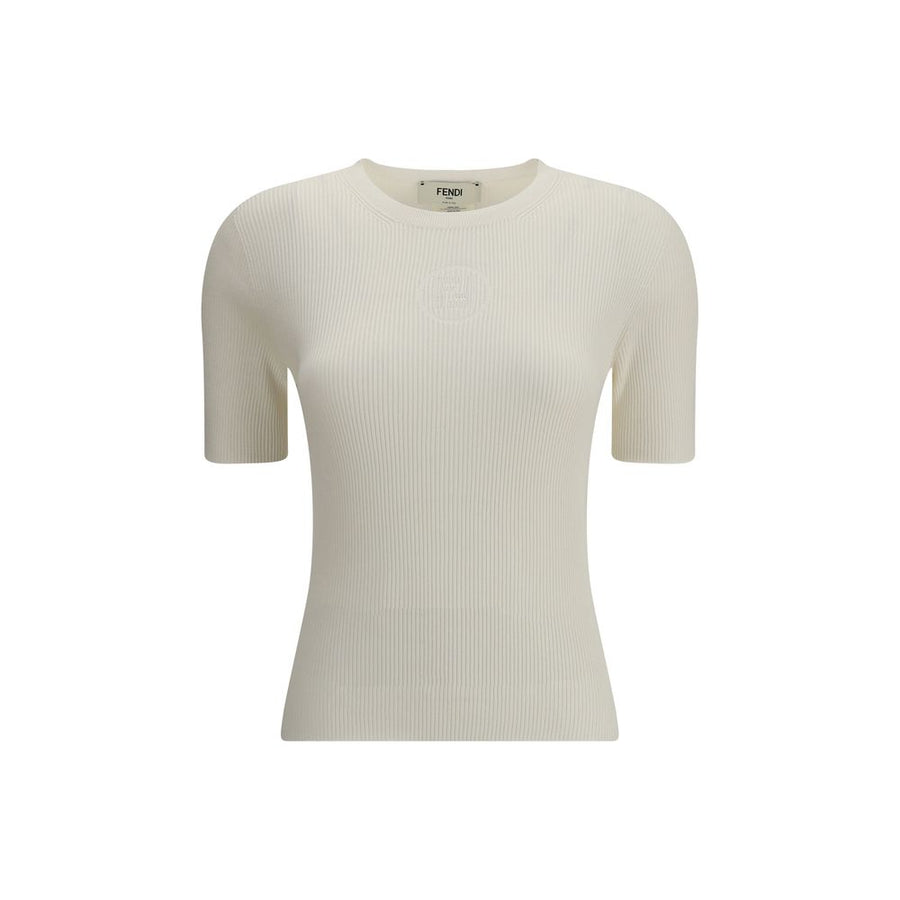 White Silk T-Shirt