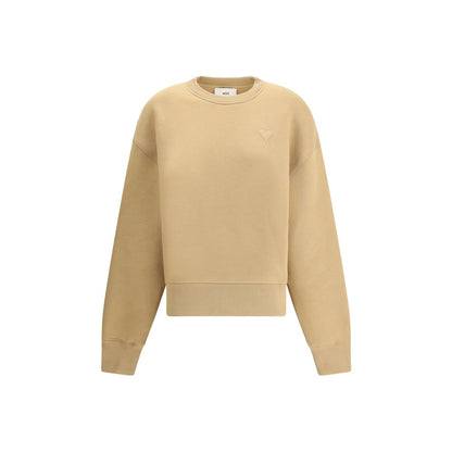 Beige Cotton Sweatshirt