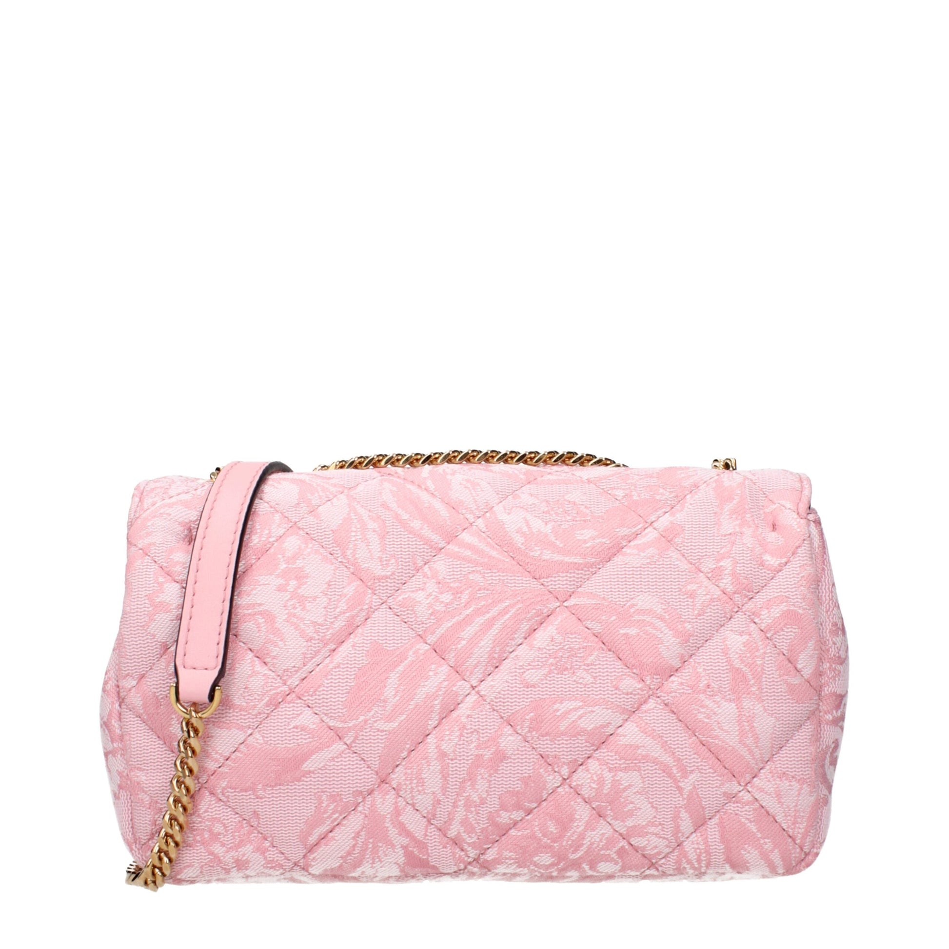 Pink Fabric Shoulder Bag