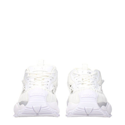 White Leather Athletic Sneakers