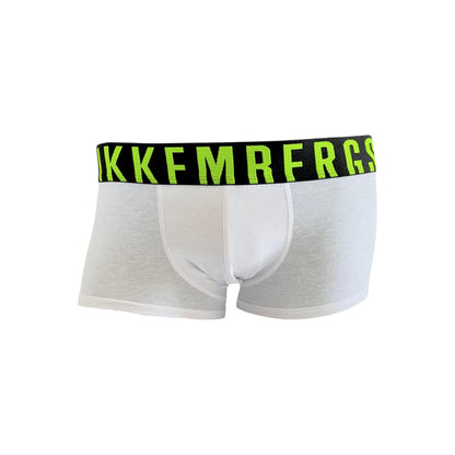 White Cotton Men's Boxer
